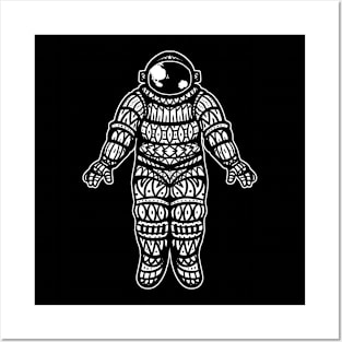 Astronaut Tribal Posters and Art